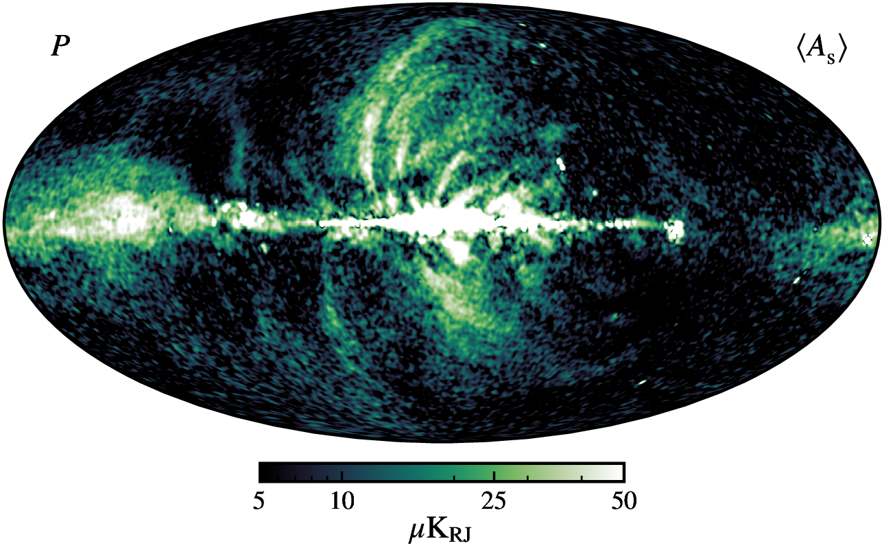 Map of Polarized Synchrotron Emission